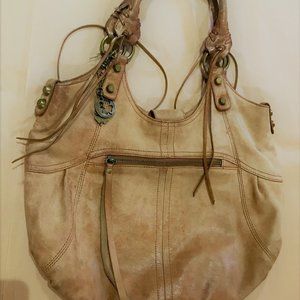 Lucky Brand Leather Over the Shoulder Tote